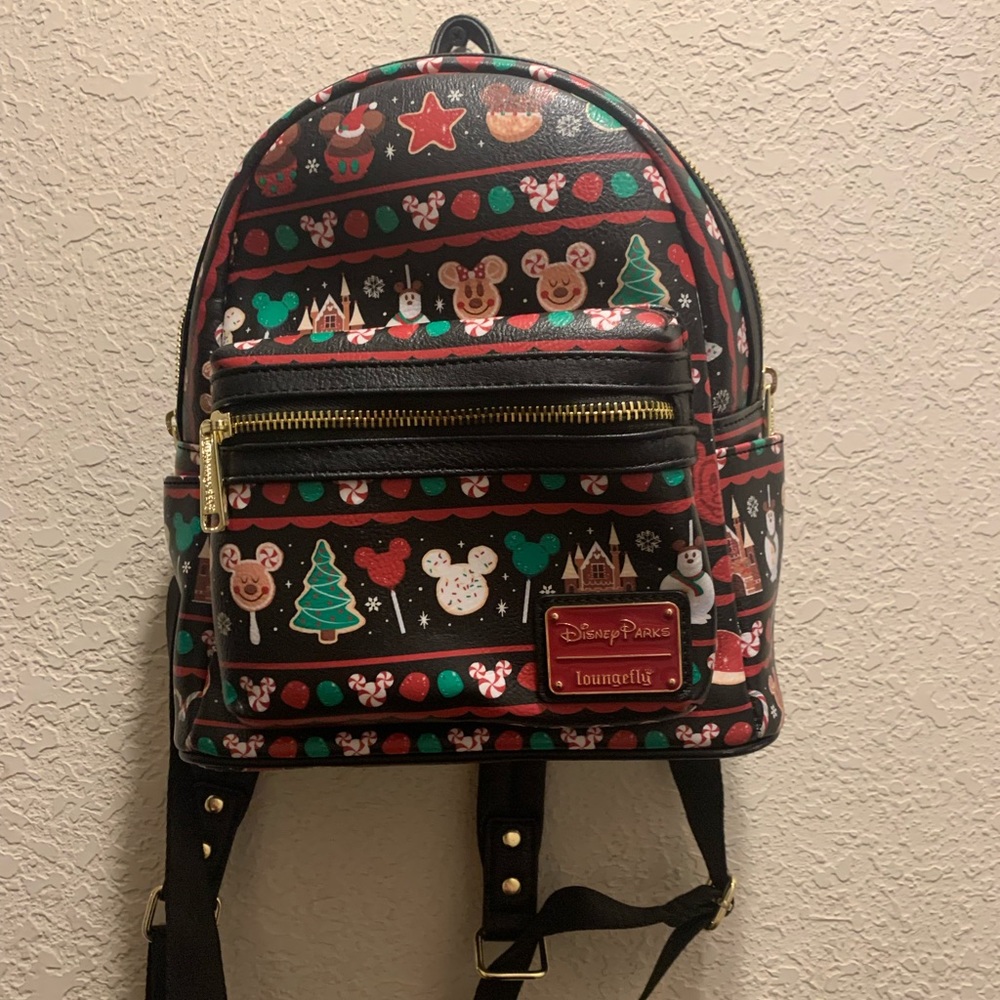 2019 Disney Christmas Snacks Loungefly book bag.
